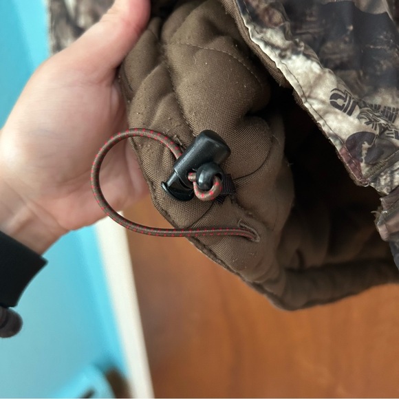 Cabela’s AGO Break Up Realtree Camo Print Thinsulate Zip Up Reversible Jacket - Picture 5 of 7